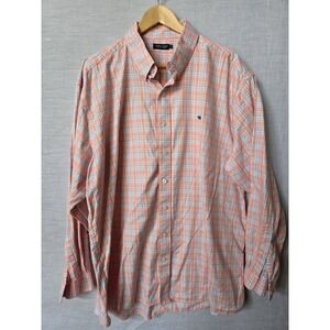 Southern Marsh Men's Long Sleeve Button-Up Shirt Plaid, Size 2X 100% Cotton